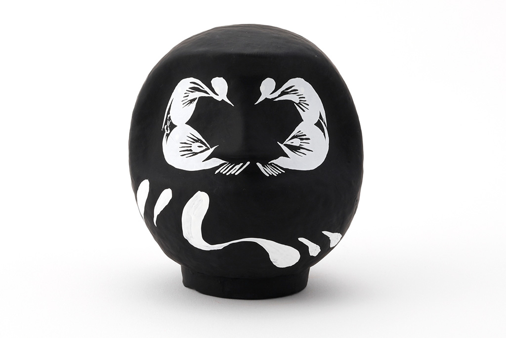 Designer's Black Daruma 20cm - Knife-Life