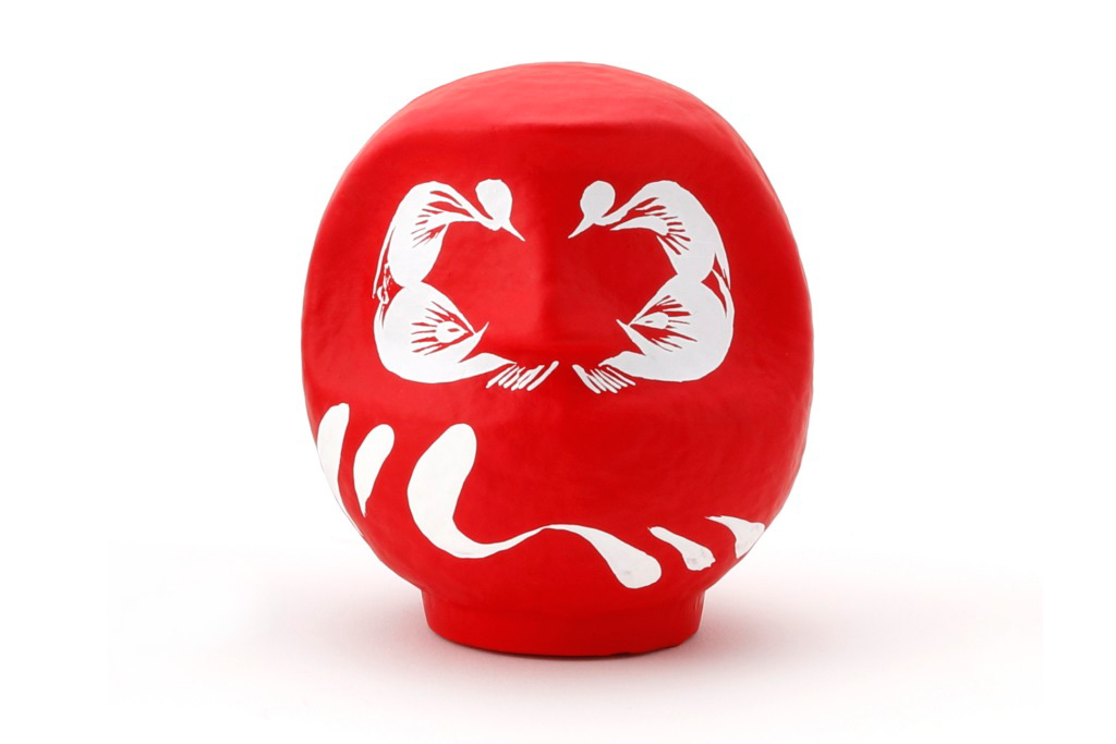 Designer's Red Daruma Medium 20cm - Knife-Life - Best Japanese Knife Store