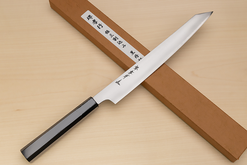 Sakai Takayuki silver steel 3 Yanagiba knife | Japanese knives for Sashimi