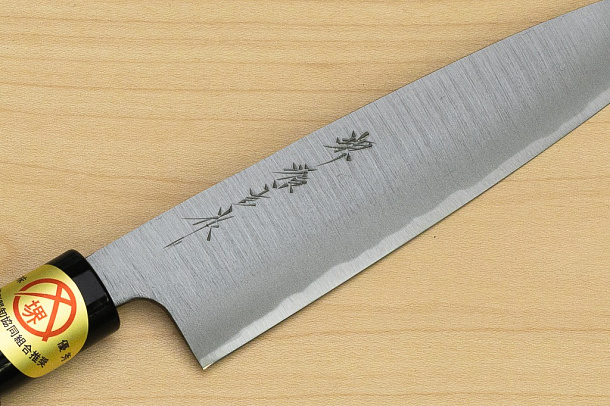 Sakai Genkichi Warikomi White steel 3 Petty knife 150mm (5.9) Magnolia Wood with Akebono-Nuri Urushi Lacque