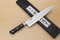 Tetsuhiro VG10 Kasumi nagashi Damascus Gyuto knife 240mm (9.5") Black paper micarta - Knife-Life - Best Japanese Knife Store