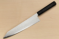 Kagekiyo VG10 Damascus Kiritsuke knife 240mm (9.5") Wood micarta - Knife-Life - Best Japanese Knife Store