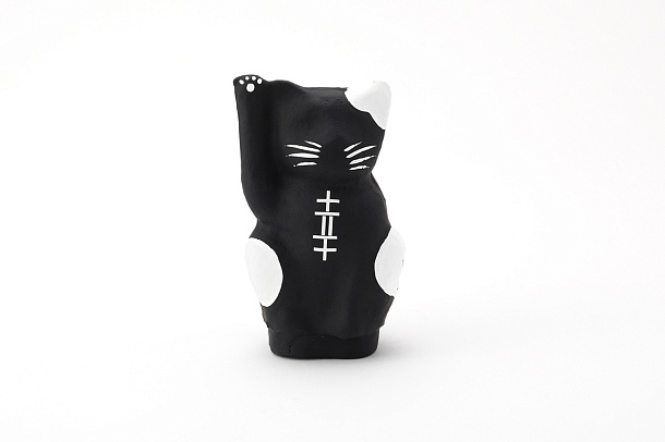 Designer's Black Maneki-Neko Small 14cm Designer's Black Maneki-Neko Small 14cm