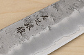 Hokiyama Ginga San-mai Silver steel 3 Bunka 170mm (6.7") Elongated Octagonal Walnut Handle - Knife-Life - Best Japanese Knife Store