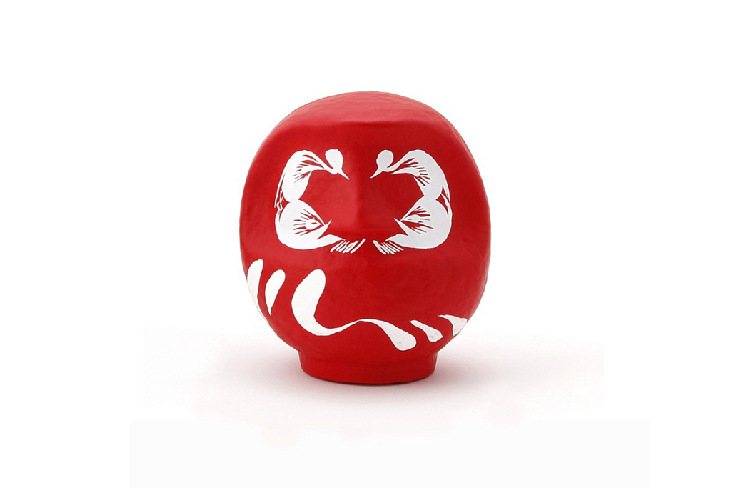 Designer's Red Daruma Small/12cm - Knife-Life - Best Japanese Knife Store