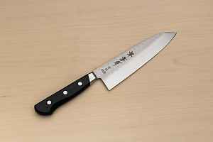 Sakai Takayuki Blue Steel 2 Santoku knife 180mm ( 7.1 ") Packer Wood handle