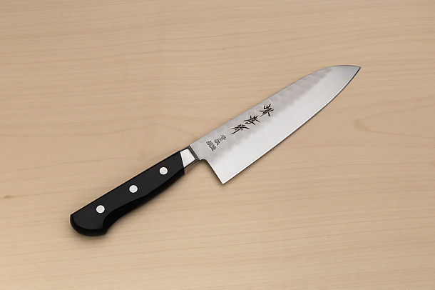 Sakai Takayuki Blue Steel 2 Santoku knife 180mm ( 7.1 ") Packer Wood handle