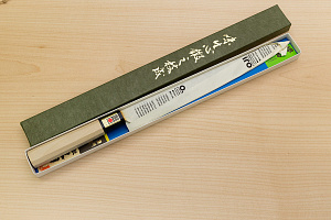 Sakai Genkichi Blue steel 2 Yanagiba Sashimi Knife 270 (10.6) Magnolia Wood handle with buffalo horn