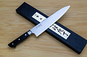 Tetsuhiro Blue Super Gyuto knife 240mm (9.5") Black paper micarta - Knife-Life - Best Japanese Knife Store