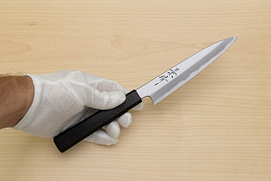 Kagekiyo White Steel 2 Petty knife 150mm (6") Magnolia Wood Urushi lacquer handle Kagekiyo White Steel 2 Petty knife 150mm (6") Magnolia Wood Urushi lacquer handle