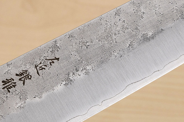 Hokiyama Ginga San-mai Silver steel 3 Gyuto 240mm (9.5") Elongated Octagonal Japanese Zelkova Handle Hokiyama Ginga San-mai Silver steel 3 Gyuto 240mm (9.5") Elongated Octagonal Japanese Zelkova Handle