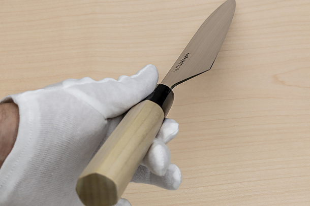 Sakai Takayuki Bohler Uddeholm Gyuto knife 240mm (9.5 ") Magnolia/Buffalo horn handle Sakai Takayuki Bohler Uddeholm Gyuto knife 240mm (9.5 ") Magnolia/Buffalo horn handle