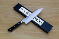 Tetsuhiro Super Gold 2 Gyuto knife 175mm (6.9") Black paper micarta - Knife-Life - Best Japanese Knife Store