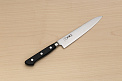 Tetsuhiro Super Gold 2 (SG2) Petty knife 150 Black paper micarta - Knife-Life - Best Japanese Knife Store