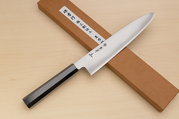 Sakai Takayuki Silver steel 3 Gyuto knife 240mm (9.5 ") Ebony/Buffalo horn handle
