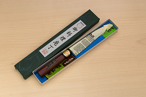 Sakai Genkichi Warikomi White steel 3 Petty knife 150mm (4.8) Magnolia Wood with  Negoro-Nuri Urushi Lacque
