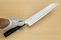 Yoshizawa Blue steel 2 Gyuto knife 240mm (9.5") Rosewood handle - Knife-Life - Best Japanese Knife Store