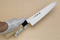 Sakai Takayuki AUS8 Gyuto knife 240mm (9.5 ") Magnolia/Buffalo horn handle - Knife-Life - Best Japanese Knife Store
