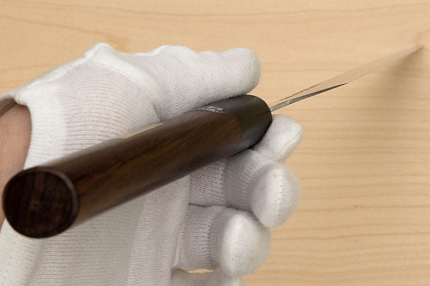 Goko Hamono Mandai Kogetsu Gyuto knife Korikin steel 210 mm (8.3") Rosewood handle Goko Hamono Mandai Kogetsu Gyuto knife Korikin steel 210 mm (8.3") Rosewood handle