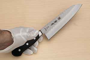 Sakai Takayuki Blue Steel 2 Santoku knife 180mm ( 7.1 ") Packer Wood handle