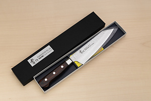 Sakai Takayuki 33-layer Damascus VG10 Bunka knife 160mm (6.3 ") Spanish Mahogany handle