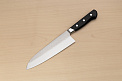 Sakai Takayuki Blue Steel 2 Santoku knife 180mm ( 7.1 ") Packer Wood handle - Knife-Life - Best Japanese Knife Store
