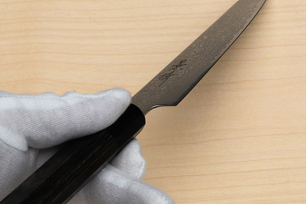 Kagekiyo VG10 Damascus Petty knife 150mm (6") Wood micarta Kagekiyo VG10 Damascus Petty knife 150mm (6") Wood micarta