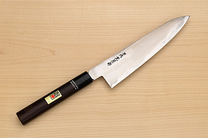 Goko Hamono Mandai Kogetsu Gyuto knife Korikin steel 240 mm (9.5") Rosewood handle