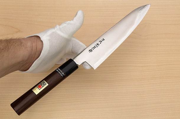 Goko Hamono Mandai Kogetsu Gyuto knife Korikin steel 210 mm (8.3") Rosewood handle Goko Hamono Mandai Kogetsu Gyuto knife Korikin steel 210 mm (8.3") Rosewood handle