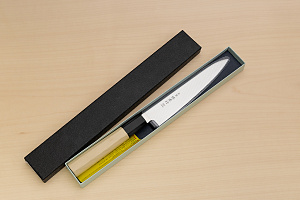 Sakai Takayuki Bohler Uddeholm Petty knife 150mm (6 ") Magnolia/Buffalo horn handle