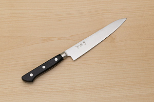 Tetsuhiro Blue Super Petty knife 150mm (6") Black paper micarta
