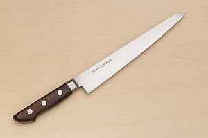 Sakai Takayuki Blue Steel 2 Sujihiki knife 240mm ( 9.5 ") Packer Wood handle
