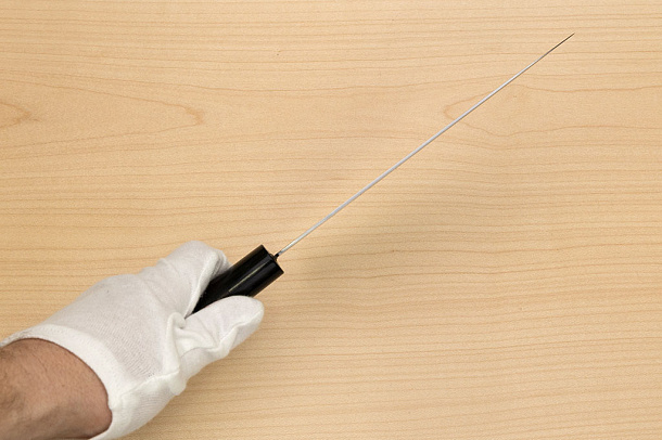 Goko Hamono Musashinokuni Kogetsu SK5 Gyuto knife 210mm (8.3") Rosewood handle Goko Hamono Musashinokuni Kogetsu SK5 Gyuto knife 210mm (8.3") Rosewood handle