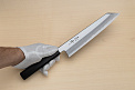 Kagekiyo White steel 2 Kiritsuke knife 240mm (9.5") Magnolia Wood Urushi lacquer handle - Knife-Life - Best Japanese Knife Store