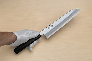 Kagekiyo White steel 2 Kiritsuke knife 240mm (9.5") Magnolia Wood Urushi lacquer handle