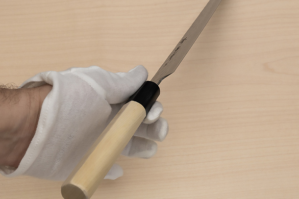 Sakai Takayuki 45-layer Damascus AUS10 Sujihiki knife 240mm (9.5") Magnolia/Italian resin handle Sakai Takayuki 45-layer Damascus AUS10 Sujihiki knife 240mm (9.5") Magnolia/Italian resin handle