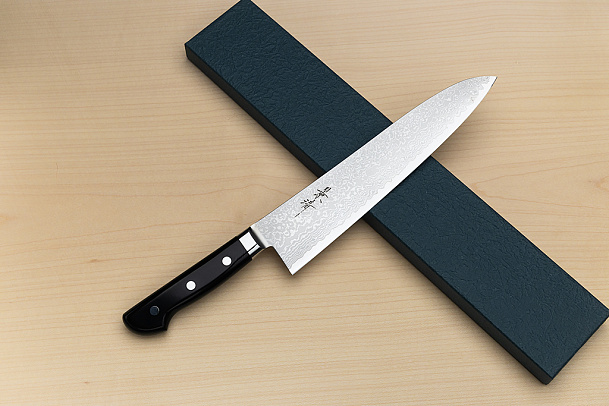 Kagekiyo VG10 Damascus Gyuto knife 240mm (9.5") Micarta handle