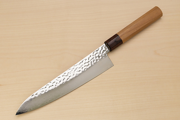 Sakai Takayuki 33-layer VG10 Damascus Gyuto knife 210mm (8.3 ") Keyaki (Japanese Elm) handle