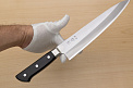 Tetsuhiro Blue steel 2 Gyuto knife 240mm (9.5") Black paper micarta - Knife-Life - Best Japanese Knife Store