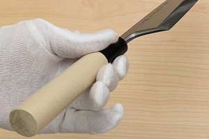 Sakai Genkichi White steel 2 Deba Knife 165 (6.5) Magnolia Wood handle with buffalo horn