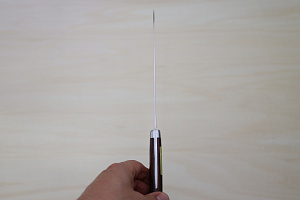 Miki VG1 35 Layers Damascus Gyuto knife 180mm (7.09") Mahogany Pakkawood handle