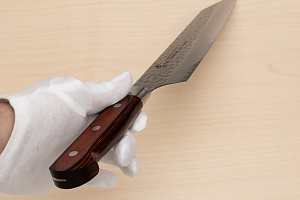 Sakai Takayuki 33-layer Damascus VG10 Gyuto knife 190mm ( 7.5 ") Spanish Mahogany handle Sakai Takayuki 33-layer Damascus VG10 Gyuto knife 190mm ( 7.5 ") Spanish Mahogany handle