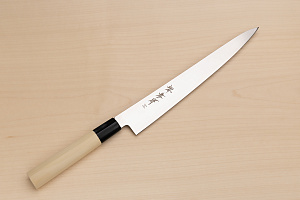 Sakai Takayuki AUS8 Sujihiki knife 240mm (9.5 ") Magnolia/Buffalo horn handle