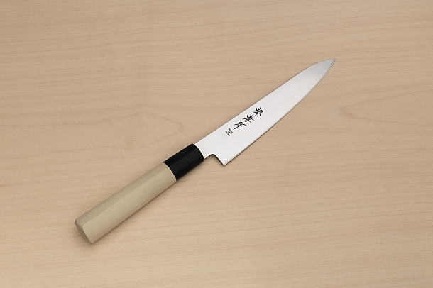 Sakai Takayuki AUS8 Petty knife 150mm (6") Magnolia/Buffalo horn handle