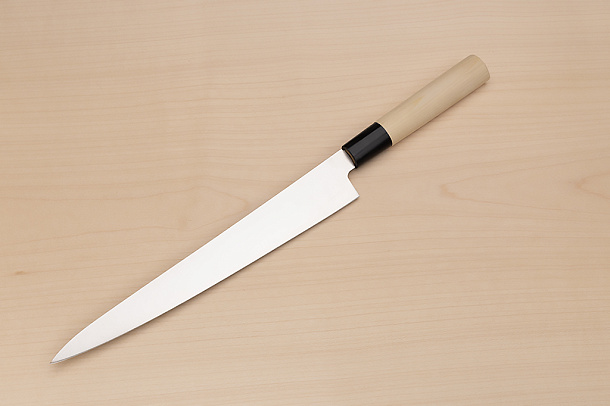 Sakai Takayuki AUS8 Sujihiki knife 240mm (9.5 ") Magnolia/Buffalo horn handle Sakai Takayuki AUS8 Sujihiki knife 240mm (9.5 ") Magnolia/Buffalo horn handle