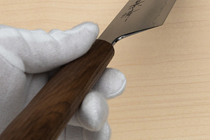 Kagekiyo Silver steel 3 Gyuto knife 240mm (9.5") Walnut handle (hand carved) №2