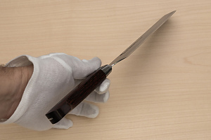 Sakai Takayuki 33-layer Damascus VG10 Nakiri vegetable knife 160mm ( 6.3 ") Spanish Mahogany handle