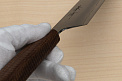 Kagekiyo Silver steel 3 Gyuto knife 240mm (9.5") Walnut handle (hand carved) - Knife-Life - Best Japanese Knife Store