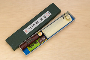 Sakai Genkichi Warikomi AUS8 Nakiri vegetable knife 165mm (6.5) Magnolia Wood with  Negoro-Nuri Urushi Lacque