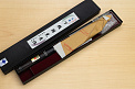 Goko Hamono Shimosanokuni Kogetsu White steel 1 Hon-yaki Gyuto knife 240 mm (9.5") Rosewood handle - Knife-Life - Best Japanese Knife Store